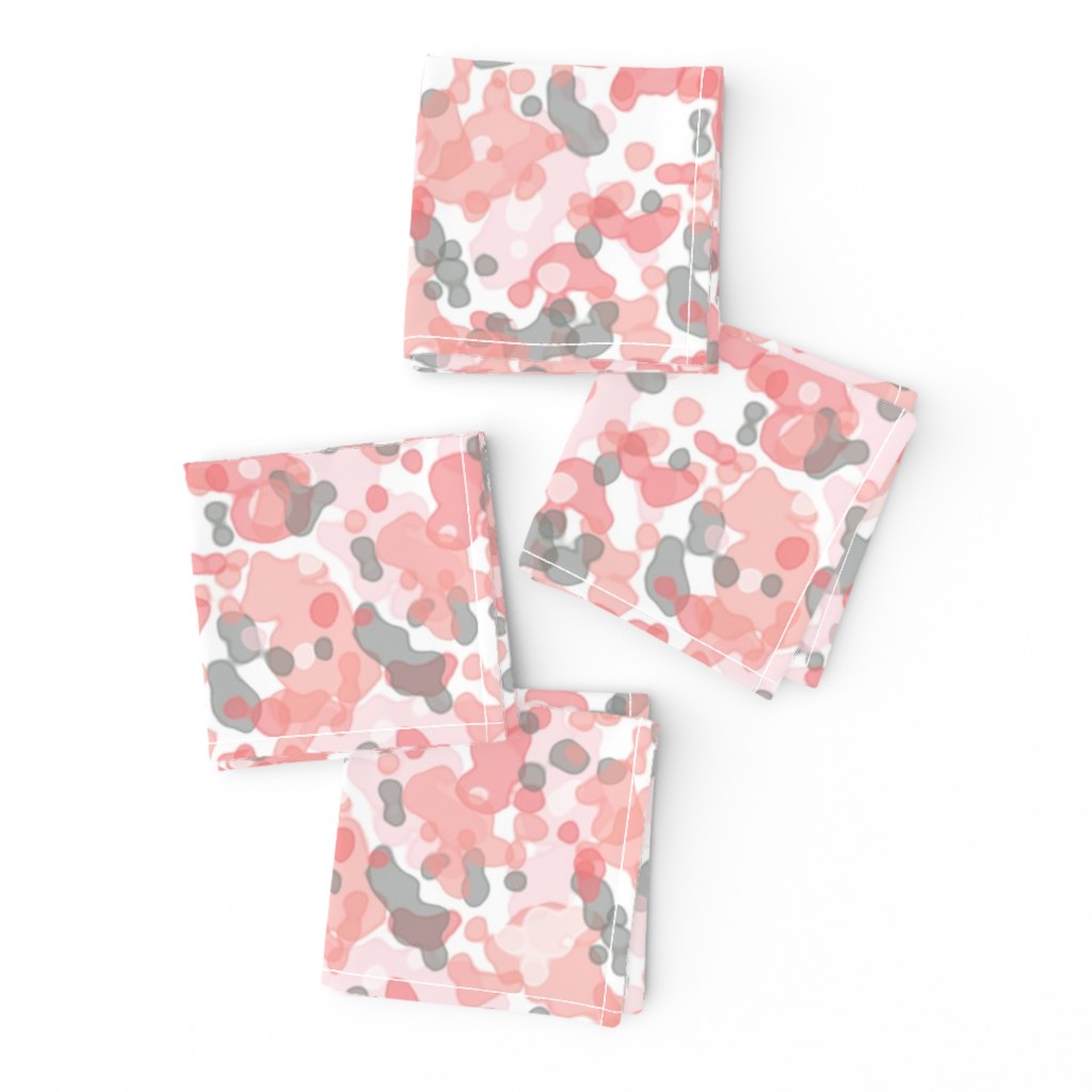 Pink & Gray Camo like design