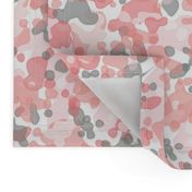 Pink & Gray Camo like design