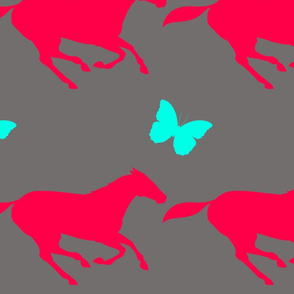 Horse and Butterfly