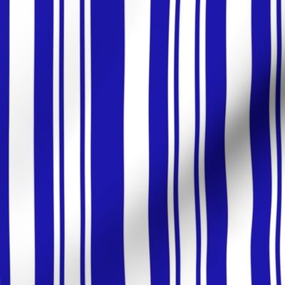 Blue And White Stripes