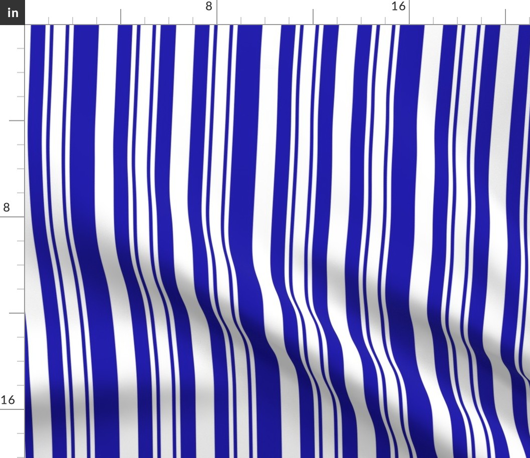 Blue And White Stripes