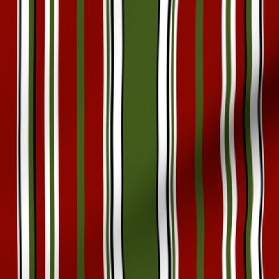 Apples & Roosters stripe