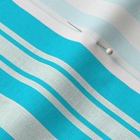 Turquoise And White Stripes