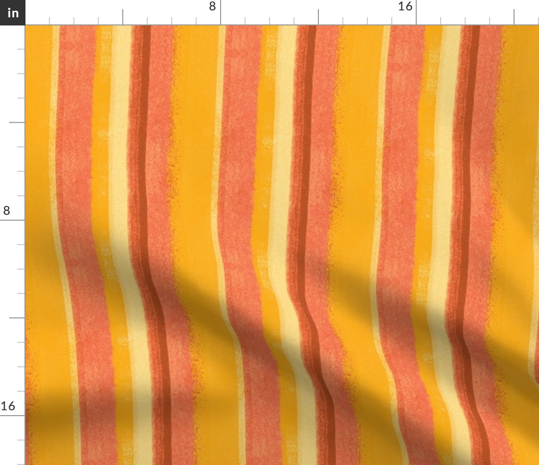 Orange Stripes, 6"