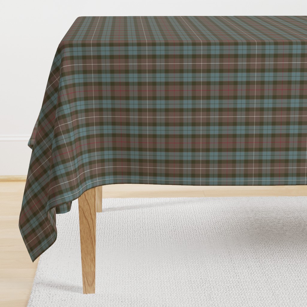 Fraser Hunting tartan, 6" weathered