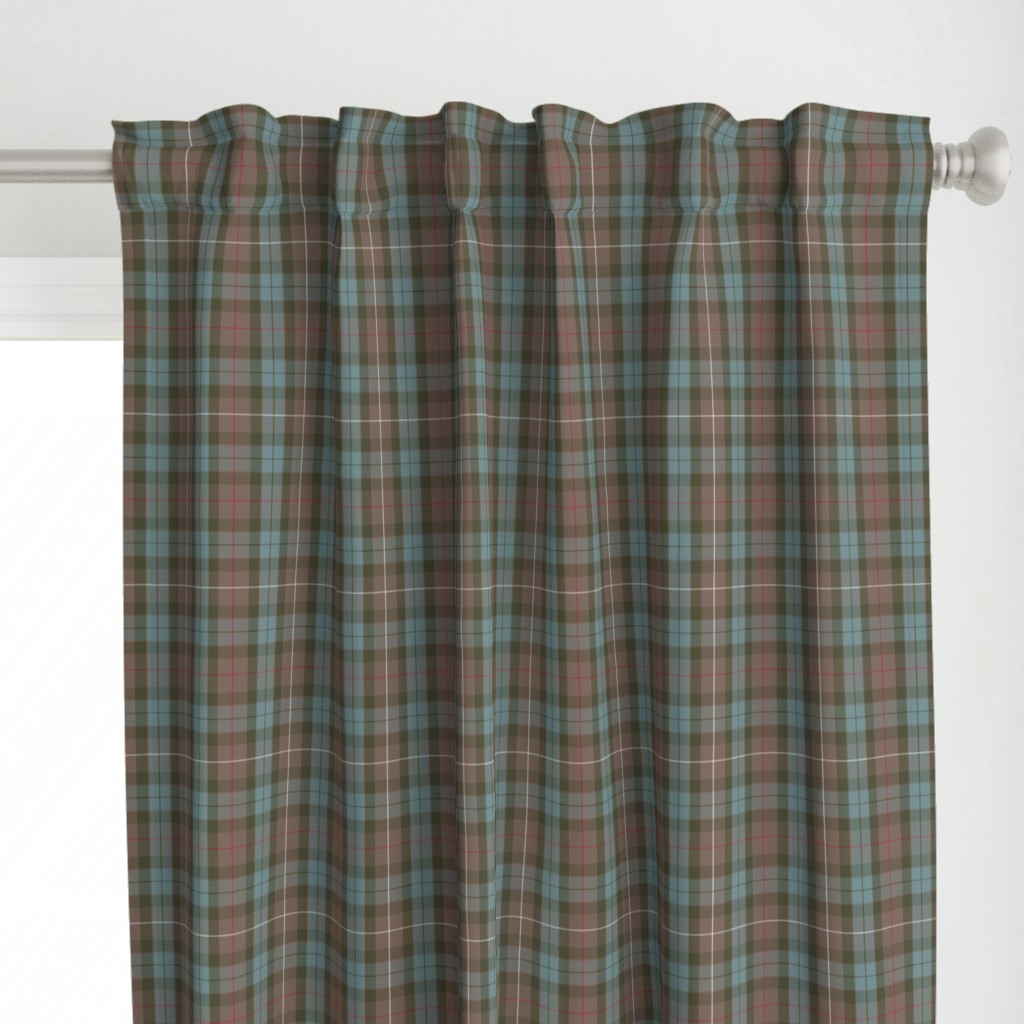 Fraser Hunting tartan, 6" weathered