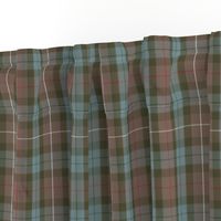 Fraser Hunting tartan, 6" weathered