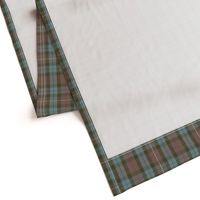 Fraser Hunting tartan, 6" weathered