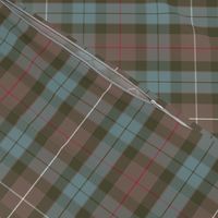 Fraser Hunting tartan, 6" weathered