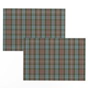 Fraser Hunting tartan, 6" weathered