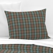 Fraser Hunting tartan, 6" weathered