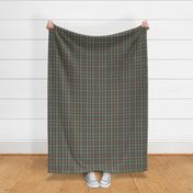 Fraser Hunting tartan, 6" weathered