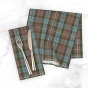 Fraser Hunting tartan, 6" weathered