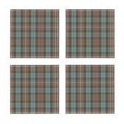 Fraser Hunting tartan, 6" weathered