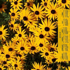 2024 Black-eyed Susan calendar