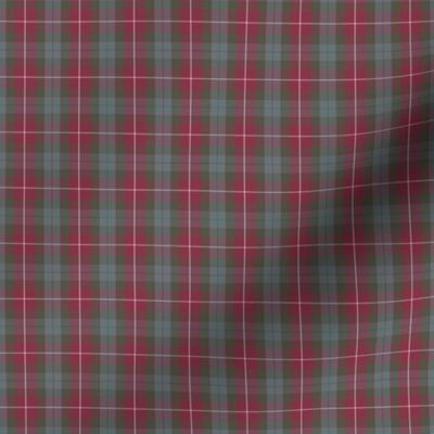 Fraser 1842 red tartan, 2" weathered