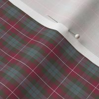 Fraser 1842 red tartan, 2" weathered