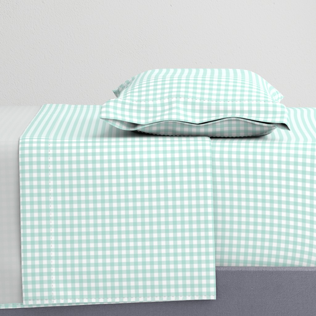 Mint Gingham