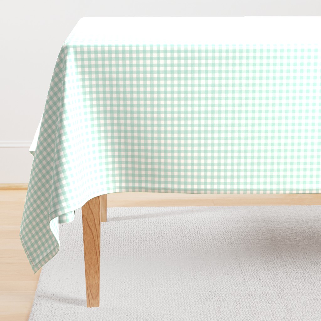 Mint Gingham