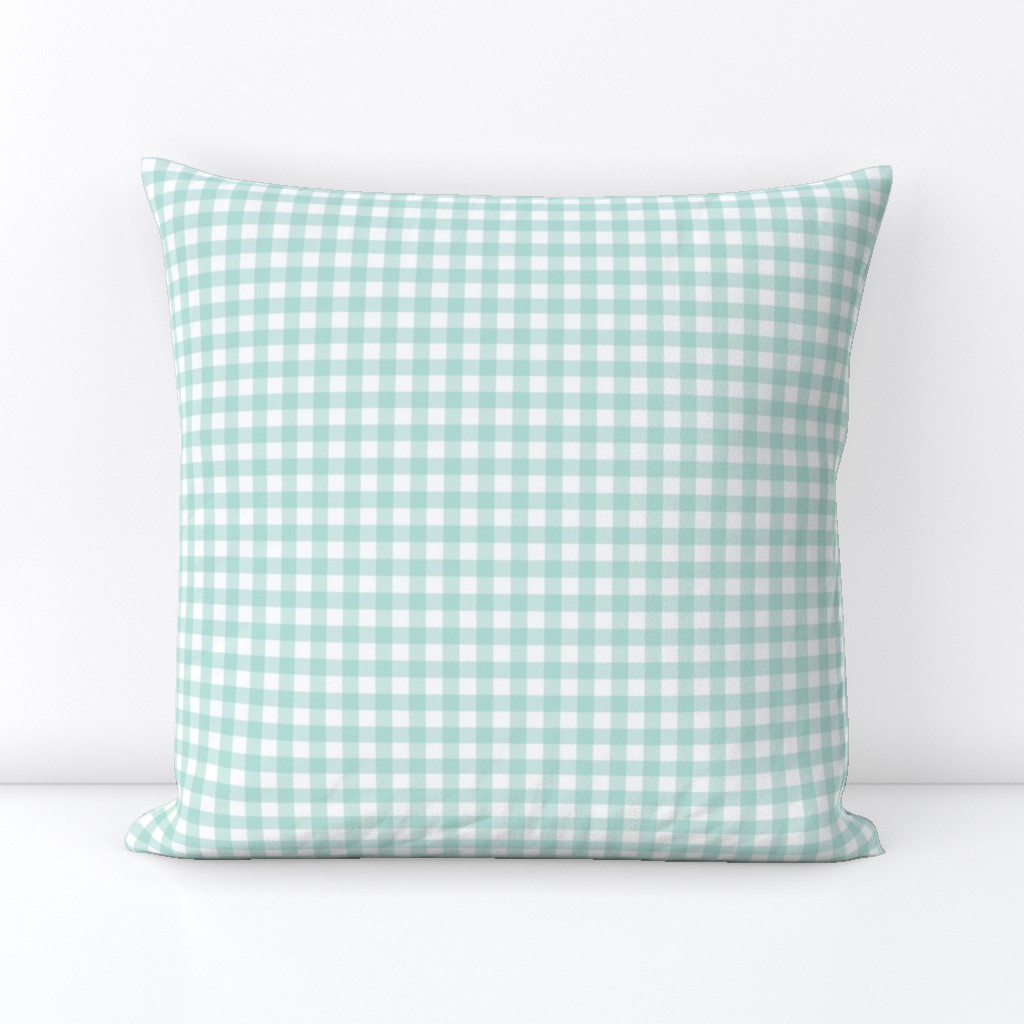 Mint Gingham