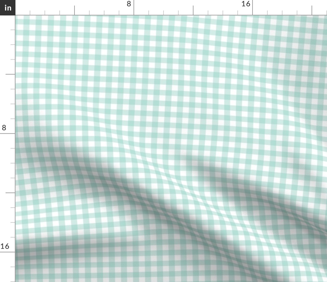 Mint Gingham