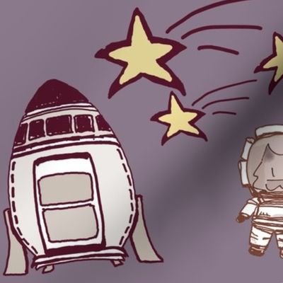 Rocket and Kitty the Astronaut 