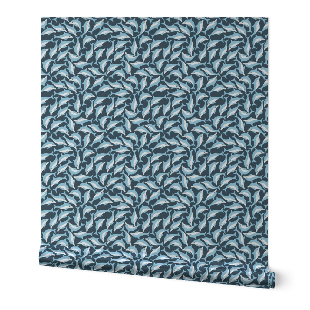 03899959 : ditsy dolphins : spoonflower0188