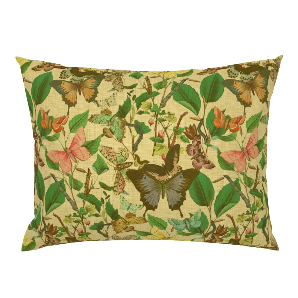 Butterfly Sanctuary ~ Trianon Cream Linen Luxe 