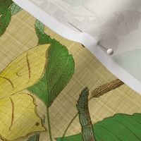 Butterfly Sanctuary ~ Trianon Cream Linen Luxe 