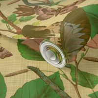 Butterfly Sanctuary ~ Trianon Cream Linen Luxe 