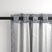 Tamara: Dark gray-navy + white linen weave by Su_G_©SuSchaefer