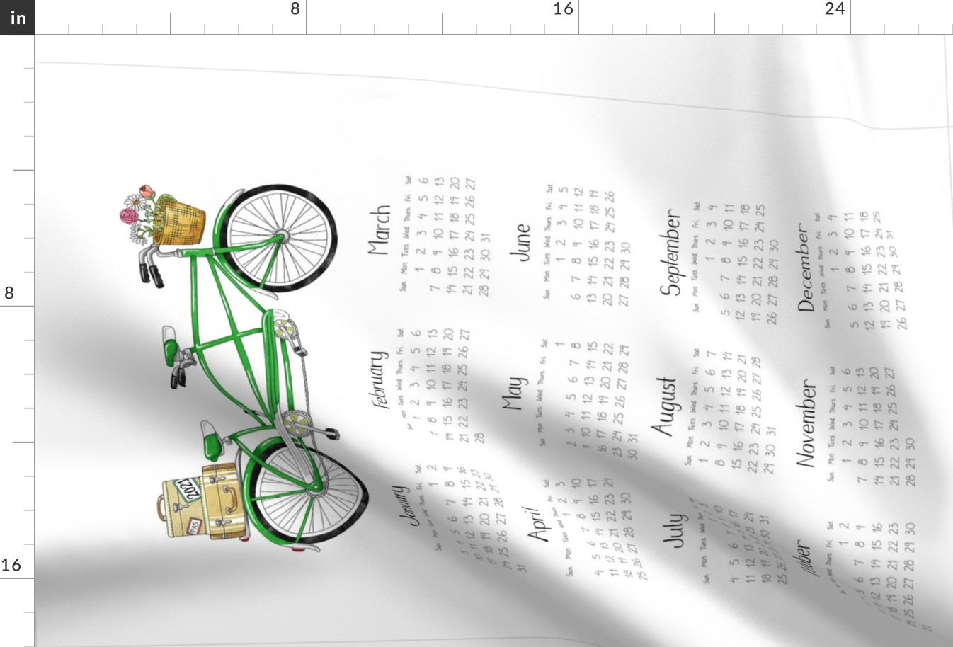 2021 Tandem Calendar - Green