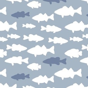 fish // blue