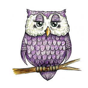 Purple Owl - 4 to a Yard