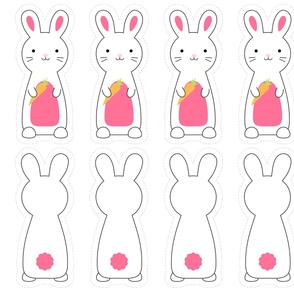 Cut and Sew Easter Bunnies