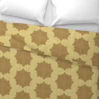 Starburst ~ Mahogany on Trianon Cream Linen Luxe