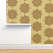 Starburst ~ Mahogany on Trianon Cream Linen Luxe