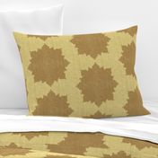 Starburst ~ Mahogany on Trianon Cream Linen Luxe