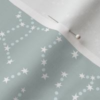 M - Star Constellations (mint-grey)