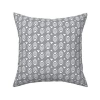 Chevrons & Triangles - Grey