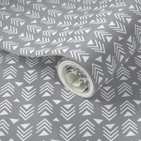 Chevrons & Triangles - Grey