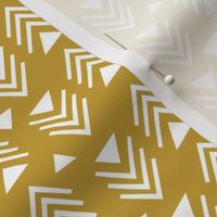 Chevrons & Triangles - Gold