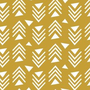 Chevrons & Triangles - Gold