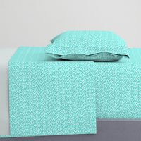 Flora Dora - Floral Teal Aqua