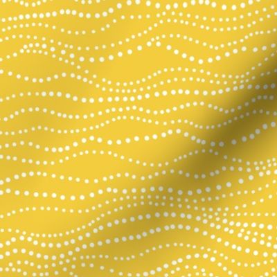 Twinkle Lights - Geometric Dot Stripe Yellow 