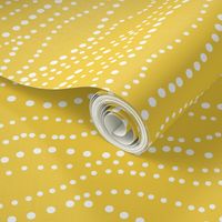 Twinkle Lights - Geometric Dot Stripe Yellow 