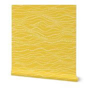 Twinkle Lights - Geometric Dot Stripe Yellow 