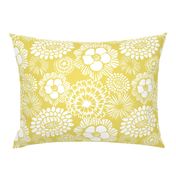 Festibloom - Modern Floral Citron Yellow