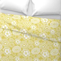 Festibloom - Modern Floral Citron Yellow