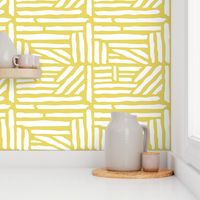 Driftwood - Geometric Citron Yellow